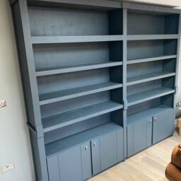 The Wotton Handcrafted Bookcase Library Booknook Storage Cabinet - thumbnail 3