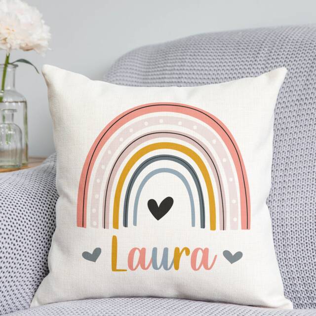 Rainbow Cushion - Sending You A Hug