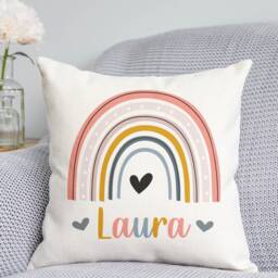 Rainbow Cushion - Sending You A Hug