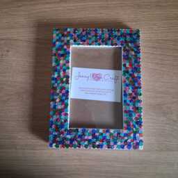 Colourful Glittery Sequin Photo Frame 4 X 6 Inches - thumbnail 3