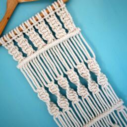 Recycle Wall Art, Eco-Friendly Decorations, Macrame Hanging - thumbnail 4