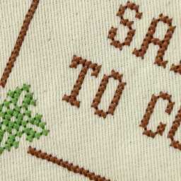 Funny Home Wall Hanging, Sarcastic Quote Sign, Personalised Cross Stitch Decor Gift, Embroidered Art - thumbnail 2