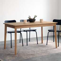 Handmade Oak Oulu Dining Table Scandinavian Mid-Century Design - thumbnail 2