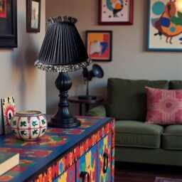 Lynx Animal Print Pleated Lampshade, Tapered Drum Style, Made in The UK - Animal Fabric Lamp Shades - thumbnail 2