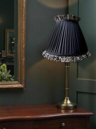 Lynx Animal Print Pleated Lampshade, Tapered Drum Style, Made in The UK - Animal Fabric Lamp Shades - thumbnail 1