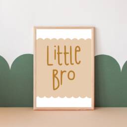 Little Bro Playroom & Bedroom Print. With Or Without Personalisation - Print Only, Unframed - thumbnail 2