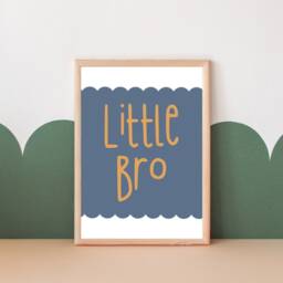 Little Bro Playroom & Bedroom Print. With Or Without Personalisation - Print Only, Unframed - thumbnail 3