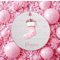 Personalised Kids Christmas Decoration - Granddaughter Gift Custom Bauble For Girls Stocking Filler Eve Box