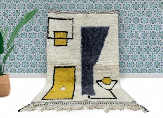 Lovely Moroccan Rug- Authentic Handmade Rug - Genuine Wool Made To Order- Berber Style- Worldwide Shipping -Shag Area Rug- Beni Ourain - image 1