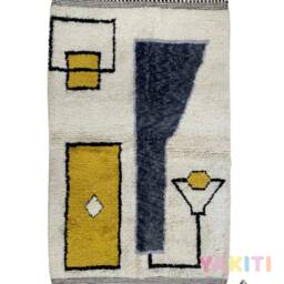 Lovely Moroccan Rug- Authentic Handmade Rug - Genuine Wool Made To Order- Berber Style- Worldwide Shipping -Shag Area Rug- Beni Ourain - thumbnail 3