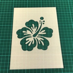 Hibiscus Flower Reusable Stencil For Home/Room Wall Interior Decor - thumbnail 3