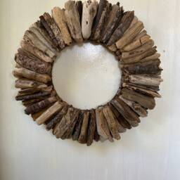 Driftwood Wreath, Rustic Home Decor, Beach Vacation Home, Christmas Wreath, Front Door, Door Wreath - thumbnail 3