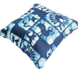 "Printed Accent Pillow Cover - Throw Pin Cushion Ring Decorative Handmade Cotton Silk -Small-Mini -8"" X 8" - thumbnail 4