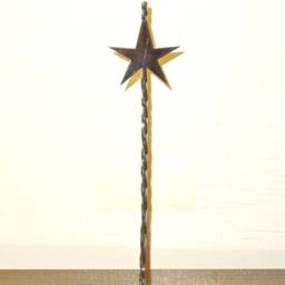 Metal Sculpture, Stainless Steel Marble Base Desktop, Office, Table Sculpture - thumbnail 4