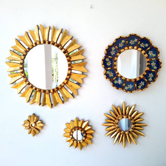 "Peruvian Mirrors ""Blue Sun" - image 1