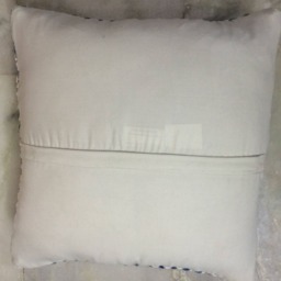 "Grey Striped Sustainable Cushion, 45 X cm, ""Easy Listening" - thumbnail 3