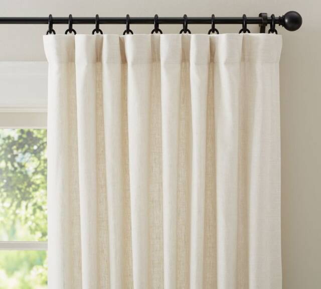"Linen Drapery Panels, Custom Curtains ""Tuscany" - image 1