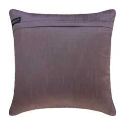 Vine Purple Art Silk Sequin & Ribbon Embroidered Rose Decorative Throw Pillow Cover, 16x16 Modern Cushion Cover, Floral Pillow-Wine And - thumbnail 4