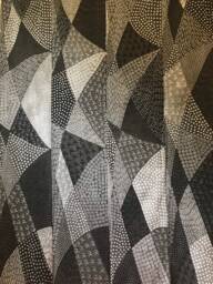 Gray Mudcloth Throw Handwoven Cotton, Naturally Dyed - thumbnail 1