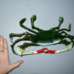 Crab 3D Picture Sea Art - Leather Wall Hanging This One Available Now - thumbnail 2