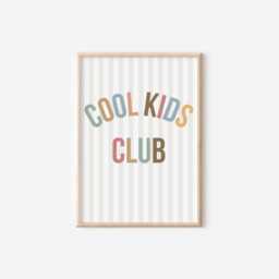 Childrens Cool Kids Wall Poster For Bedroom, Nursery Or Playroom, Positive Affirmation Print Childs Room - thumbnail 2