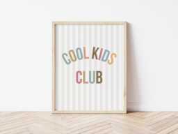 Childrens Cool Kids Wall Poster For Bedroom, Nursery Or Playroom, Positive Affirmation Print Childs Room - thumbnail 1