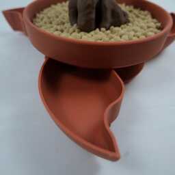 Bonsai Paperclip Holder - Desk Organizer With Hidden Storage - thumbnail 3