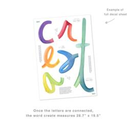 Create - Fabric Wall Decal Color Story Mej - thumbnail 4