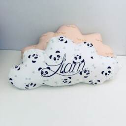 Cloud Cushion, Children's Cushions, Baby Girl's Room Decoration, Boy's Personalized Birth Gift, Cushion With First Name - thumbnail 2