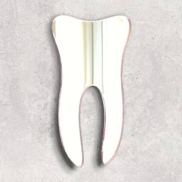 Tooth Large Acrylic Mirror Wall Art - Many Size Options - Custom Sizes, Shapes & Colours - thumbnail 2