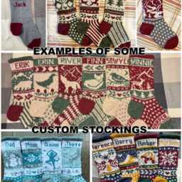 2026 - Hand Knit Heirloom Holiday/Christmas Stockings - thumbnail 4