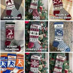 2026 - Hand Knit Heirloom Holiday/Christmas Stockings - thumbnail 3