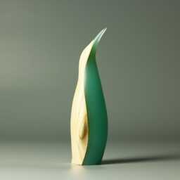 Duo Penguin Sculpture - S(208 - thumbnail 3
