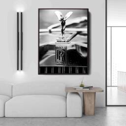 Rolls Royce - Canvas - Motivation Entrepreneur Success Art Wall Decor Large Painting Luxury Car - thumbnail 1