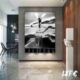 Rolls Royce - Canvas - Motivation Entrepreneur Success Art Wall Decor Large Painting Luxury Car - thumbnail 3