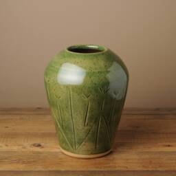 Gorgeous Large Rich Green Vase - All Profits Go To Charity - thumbnail 1