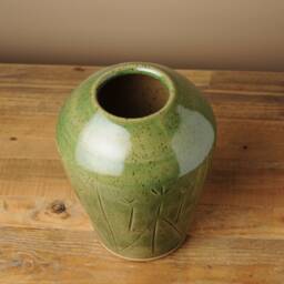 Gorgeous Large Rich Green Vase - All Profits Go To Charity - thumbnail 2