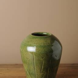 Gorgeous Large Rich Green Vase - All Profits Go To Charity - thumbnail 3