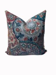 G.p & J Baker Imari Teal Double Sided Cushion Cover Pillow
