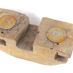 Candlestick - Oak Half-Timbered Antique - thumbnail 2