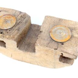 Candlestick - Oak Half-Timbered Antique - thumbnail 3