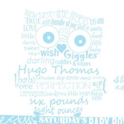 Twin Baby Boys, Personalised, Birth Announcement, Downloadable Print, Typography Poster - thumbnail 2