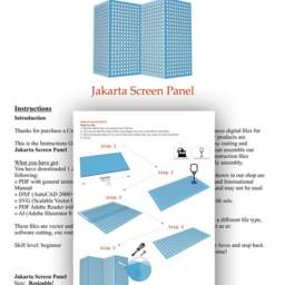 Arabesque Screen Panel Template Cnc Islamic Room Divider - Digital Download - thumbnail 3