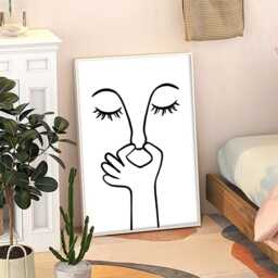 Bad Smell Humorous Art Canvas Poster, Cartoon Wall Art, Bathroom Aesthetic Decor, Retro Home Printed Gift - thumbnail 3