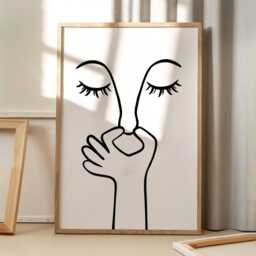 Bad Smell Humorous Art Canvas Poster, Cartoon Wall Art, Bathroom Aesthetic Decor, Retro Home Printed Gift - thumbnail 1