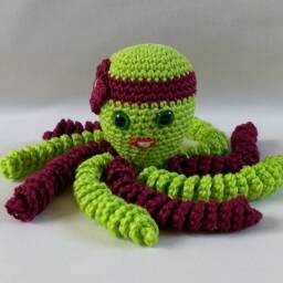 Crochet Octopus - thumbnail 2