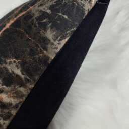 Luxury Lava Bronze Black Copper Cushion Cover Marble Design For New Home Designer Handmade Pillow/(Only Cover - thumbnail 3