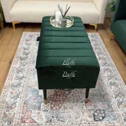 Beverley Storage Ottoman Footstool Coffee Table Pouffe Bench Chesterfield Style - thumbnail 2