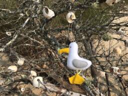Seagull Nautical Christmas Tree Ornament, Beach House Decor, Cute First Baby's Ornament - thumbnail 1