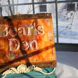 Copper Sign Custom, Cabin Sign, 7Th Anniversary Personalized Gift, Custom Wedding Decor, Embellished Wood, Housewares, Wall Art - thumbnail 2